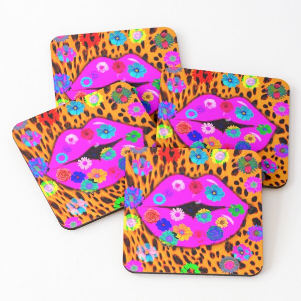 Item preview, Leopard Floral Kiss 2 designed and sold by CindyAmaruArt.