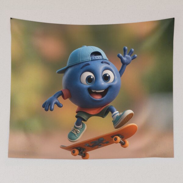 Item preview, Skater Blueberry 2 designed and sold by Sillytoe.