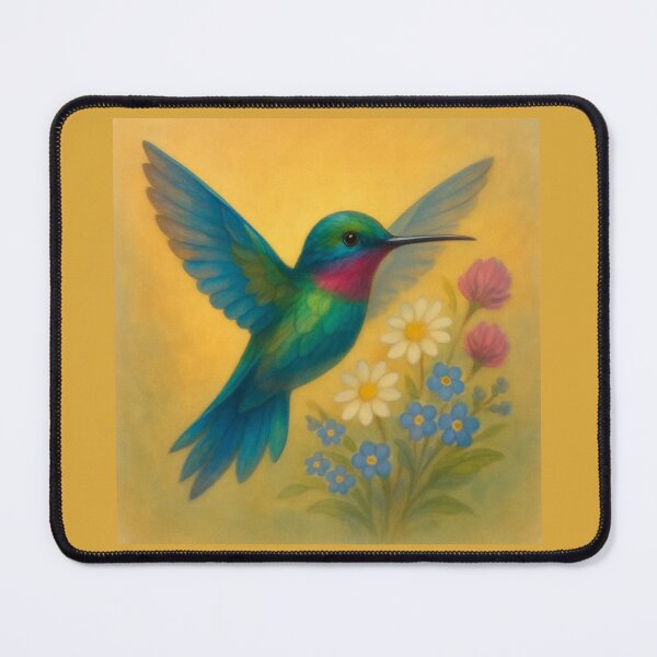 Item preview, “Dawn flight Hummingbird & Wild Meadows” designed and sold by GeoWild Designs.