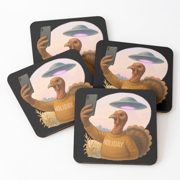 Item preview, Holiday Turkey UFO Selfie - Dawn Encounter designed and sold by I AM BRO.