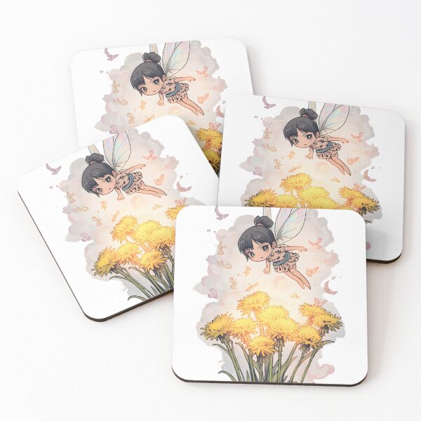 Item preview, Pastel Fairy Flight – Enchanted Dandelion Field Design designed and sold by Valeree Store.