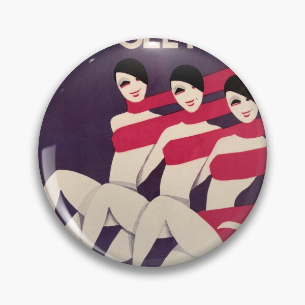 Item preview, Vintage Art Deco Poster | Chat Noir 1930 | Nyttårsrevy Oslo | New Year's Cabaret | Red White Black & Purple designed and sold by artofuniverse.