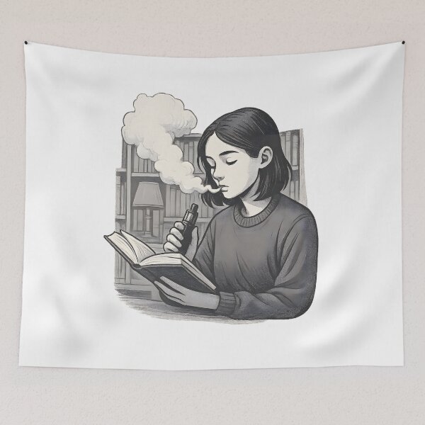Item preview, Inhale Knowledge – Study Vibes & Vapor Clouds designed and sold by House of Taste Vape Designs.