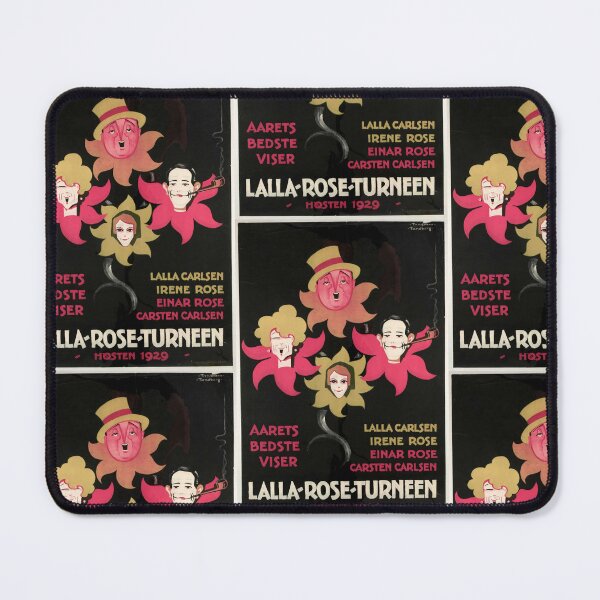 Item preview, Vintage Art Deco Poster | 1929 Norwegian Theatre Event | Lalla-Rose-Turneen | Bold Colors & Geometric Design designed and sold by artofuniverse.