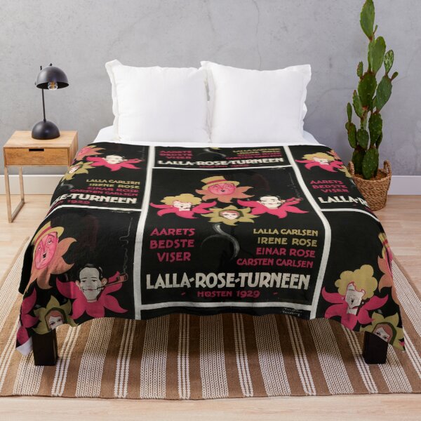 Item preview, Vintage Art Deco Poster | 1929 Norwegian Theatre Event | Lalla-Rose-Turneen | Bold Colors & Geometric Design designed and sold by artofuniverse.