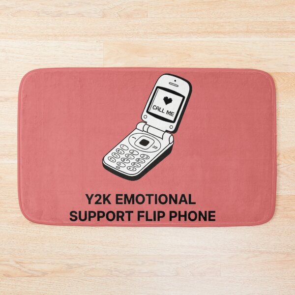 Item preview, Y2K Emotional Support Flip Phone | Retro 2000s Nostalgia designed and sold by MythoWorldddd.
