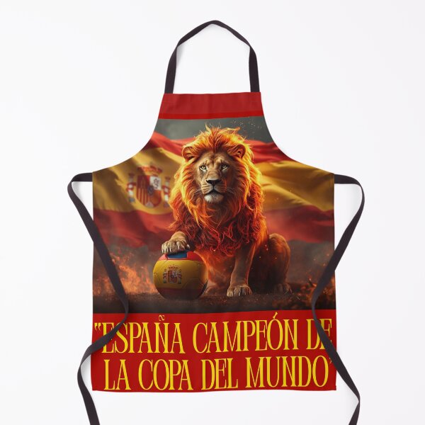 Item preview, España Campeón de la Copa del Mundo – Fiery Lion World Cup Art designed and sold by Mikhail Lovelace.