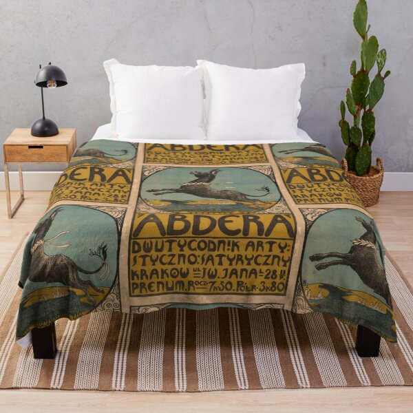 Item preview, Art Nouveau Poster | Magazine Print | Whimsical Donkey Art | Krakow Cityscape | Vintage Satire & Humor Decor designed and sold by artofuniverse.