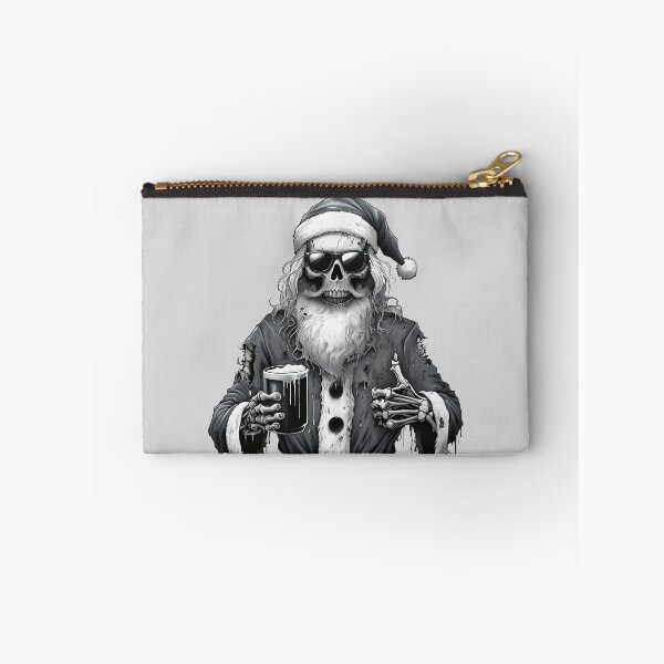 Item preview, Zombie Santa Claus Skull In Sunglasses - Thumbs Up designed and sold by NightTimeJ.