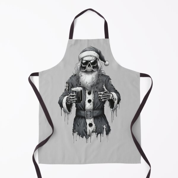 Item preview, Zombie Santa Claus Skull In Sunglasses - Thumbs Up designed and sold by NightTimeJ.