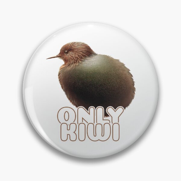 Artikelvorschau, NUR KIWI – Realistische Kiwi-Vogel-Fruchtillustration | Lustige tropische Tierkunst entworfen und verkauft von InFrameVision.