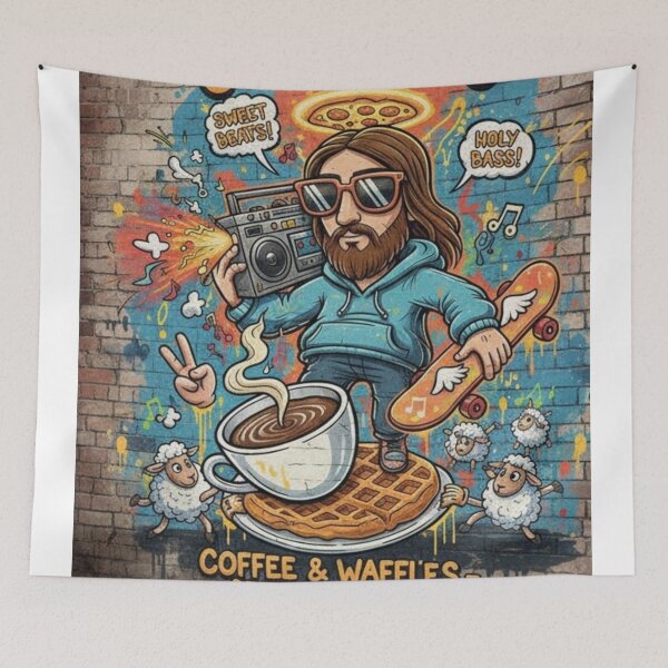 Item preview, Jesus Graffiti  designed and sold by Obinne.
