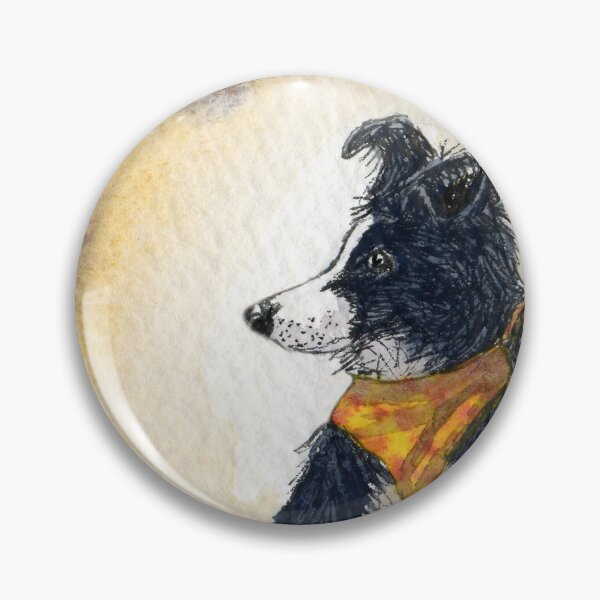 Item preview, Border collie dog posing in the window - he knows he looks cool designed and sold by SusanAlisonArt.