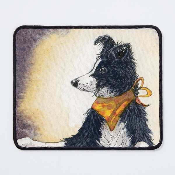 Item preview, Border collie dog posing in the window - he knows he looks cool designed and sold by SusanAlisonArt.