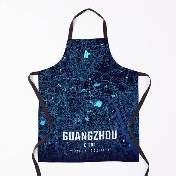 Item preview, Guangzhou Midnight City Map designed and sold by HomeLivingCo.