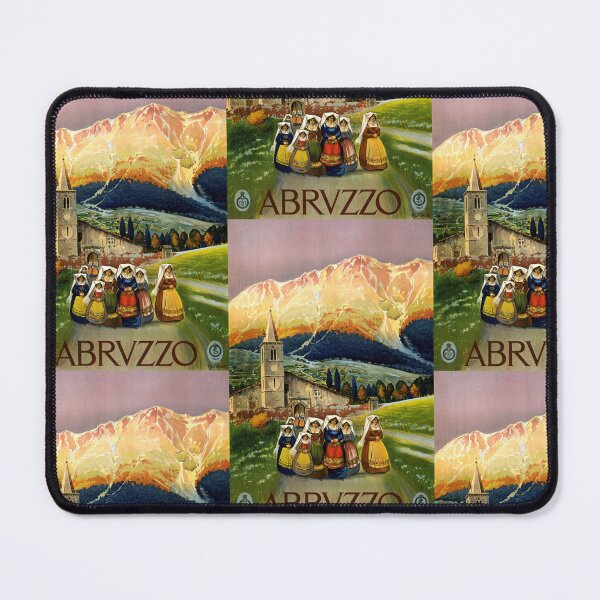 Item preview, Vintage Abruzzo Travel Poster | Italy Art Print | ENIT Design | Vibrant 20th Century Style | Mountains & Culture | Home Decor designed and sold by artofuniverse.