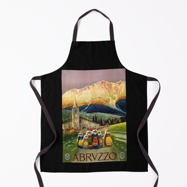 Item preview, Vintage Abruzzo Travel Poster | Italy Art Print | ENIT Design | Vibrant 20th Century Style | Mountains & Culture | Home Decor designed and sold by artofuniverse.