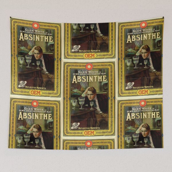 Item preview, Vintage Absinthe Art Poster | Glen White Drama | Art Nouveau Style | Early 20th Century | Antique Theater & Bohemian Culture designed and sold by artofuniverse.