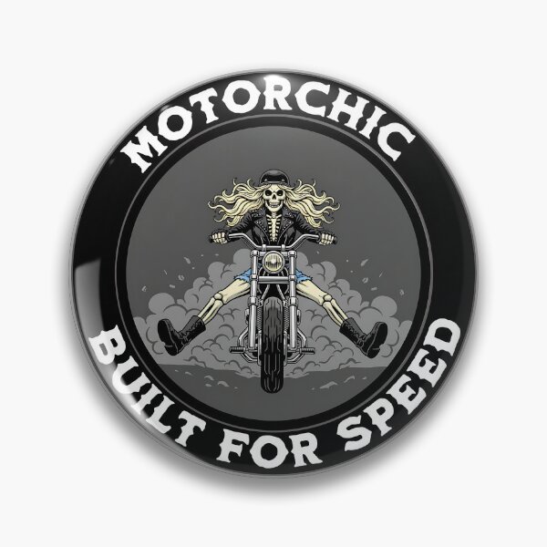 Artikelvorschau, Motorchic, gebaut für Geschwindigkeit, Skelettmotorrad entworfen und verkauft von Elementalt.