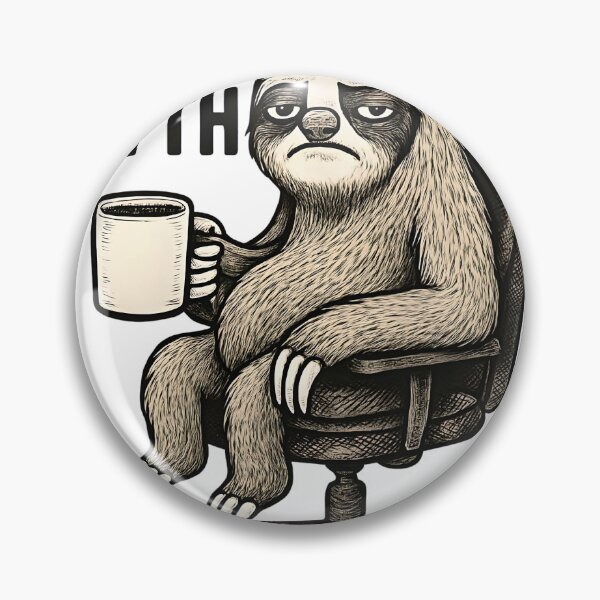 Item preview, Productivity Is a Myth – Funny Sloth Office Cartoon Design designed and sold by Geafixy.