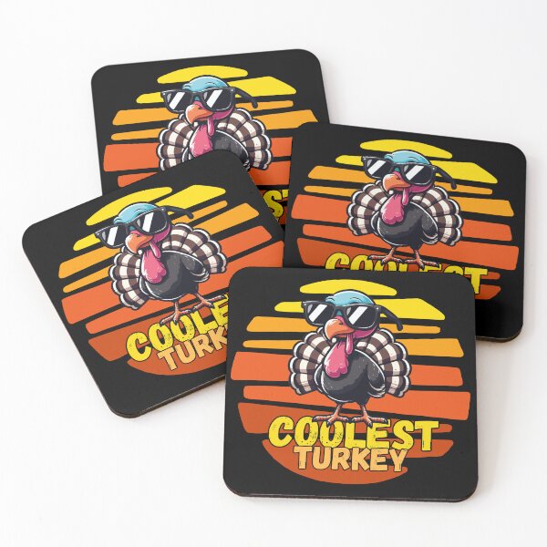 Item preview, Coolest Turkey - Thanksgiving Vibes designed and sold by TherezaDesign.