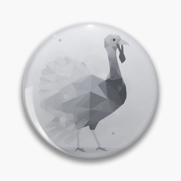 Item preview, Shimmering Grayscale Poly Turkey designed and sold by DariaCraft.