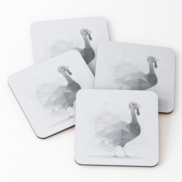 Item preview, Shimmering Grayscale Poly Turkey designed and sold by DariaCraft.