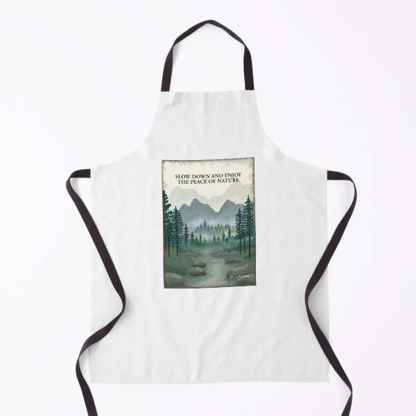 Item preview, Slow down and enjoy the peace of nature. Trees river mountains designed and sold by Scat the cat.