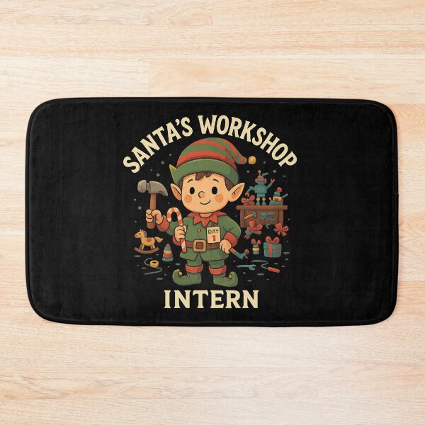 Item preview, Santa’s Workshop Intern – Funny Christmas Elf Shirt for Kids, Parents, and Holiday Humor Lovers designed and sold by AddictiveDesign.