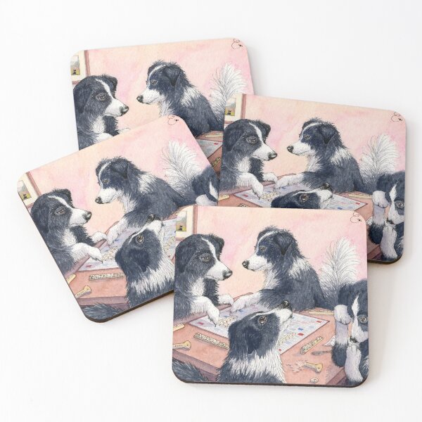 Item preview, The great word board game - Border Collie dogs always win! designed and sold by SusanAlisonArt.