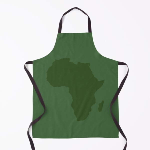 Aperçu de l'œuvre Africa Dark Green Map on Light Green Background créée et vendue par LOUBNEY.