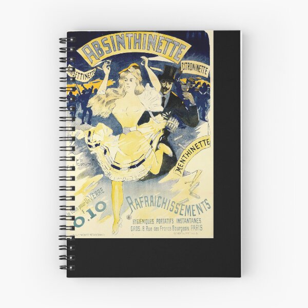 Item preview, Vintage Absinthinette Poster | Art Nouveau Style | Belle Époque Era | French Absinthe Advertising Art & Decorative Wall Print designed and sold by artofuniverse.