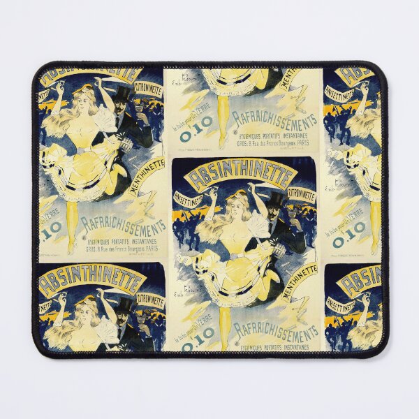 Item preview, Vintage Absinthinette Poster | Art Nouveau Style | Belle Époque Era | French Absinthe Advertising Art & Decorative Wall Print designed and sold by artofuniverse.