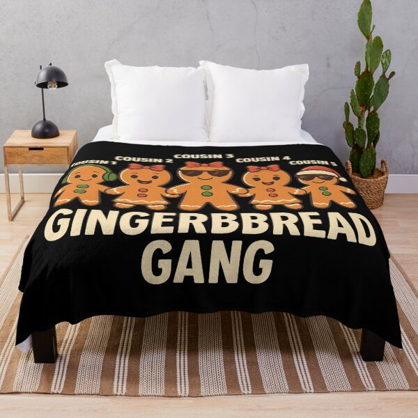 Item preview, Gingerbread Gang – Matching Cousin Christmas Shirts for Family, Kids, and Holiday Parties designed and sold by AddictiveDesign.