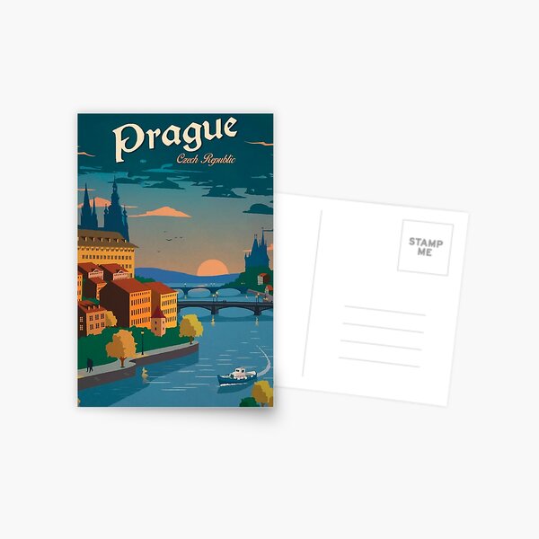 Czech Prague Postcard