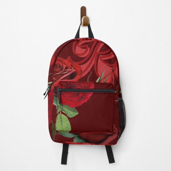 Item preview, Bloody Red Roses Flower Art with “Rose” Text designed and sold by LOUBNEY.