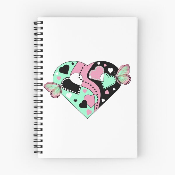 Item preview, Hearts - Pink and Green Hearts and Butterflies - Love Image designed and sold by ABG Inspirational Art.