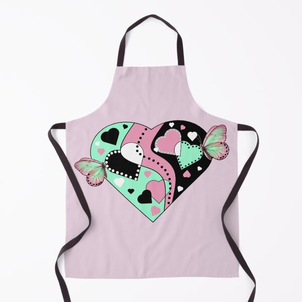 Item preview, Hearts - Pink and Green Hearts and Butterflies - Love Image designed and sold by ABG Inspirational Art.