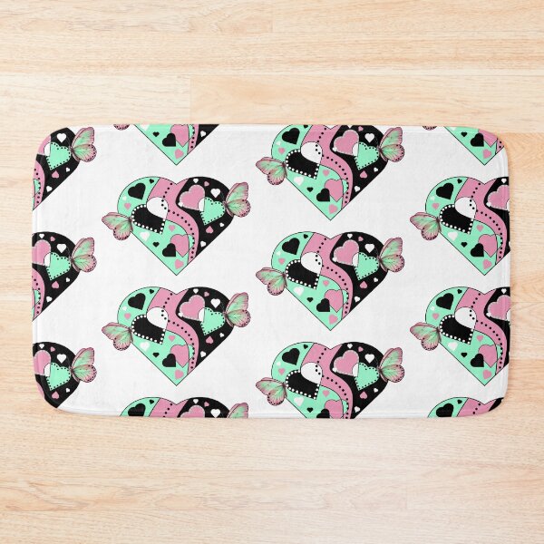 Item preview, Hearts - Pink and Green Hearts and Butterflies - Love Image designed and sold by ABG Inspirational Art.