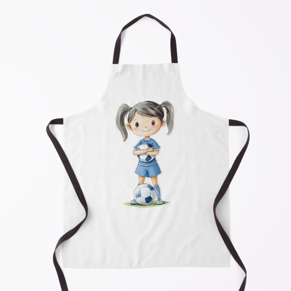 Item preview, T-shirt with an image of a girl soccer player with a ball, kids’ football, sports designed and sold by AlinaMalina24.