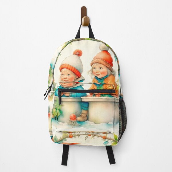 Item preview, Christmas Vintage Design In Scandinavian Style With Two Children designed and sold by LanaGustavsson.