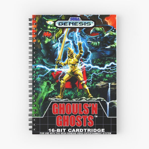 Item preview, Ghouls 'N Ghosts box art (Sega Genesis) designed and sold by Brad Trivett.