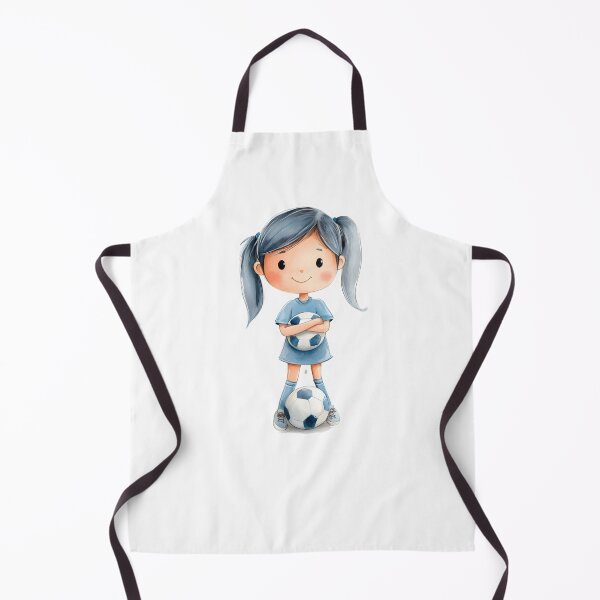 Item preview, football stickers, T-shirt with an image of a girl soccer player with a ball, kids’ football, sports designed and sold by AlinaMalina24.