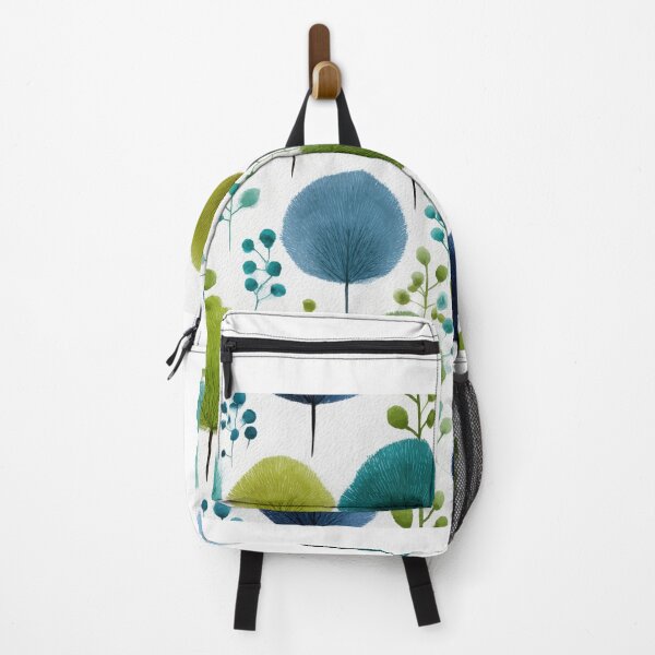 Item preview, Minimalist Green & Teal Botanical Pattern designed and sold by kitty bern-studio.