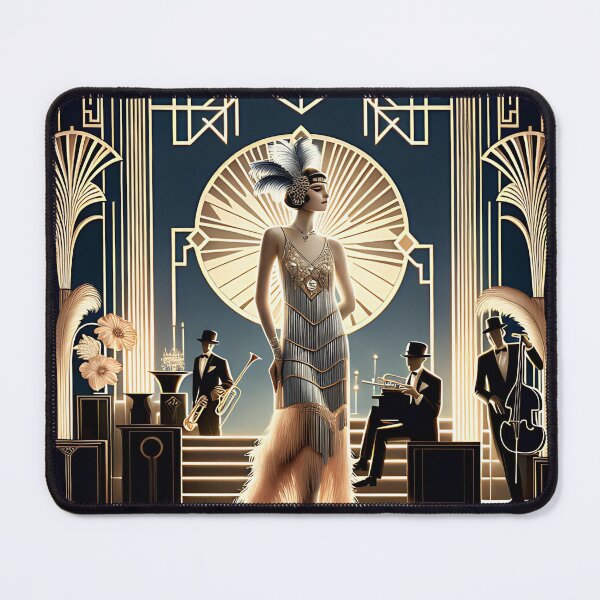 Item preview, 1920s Midnight Masquerade Poster Art designed and sold by Emeris.