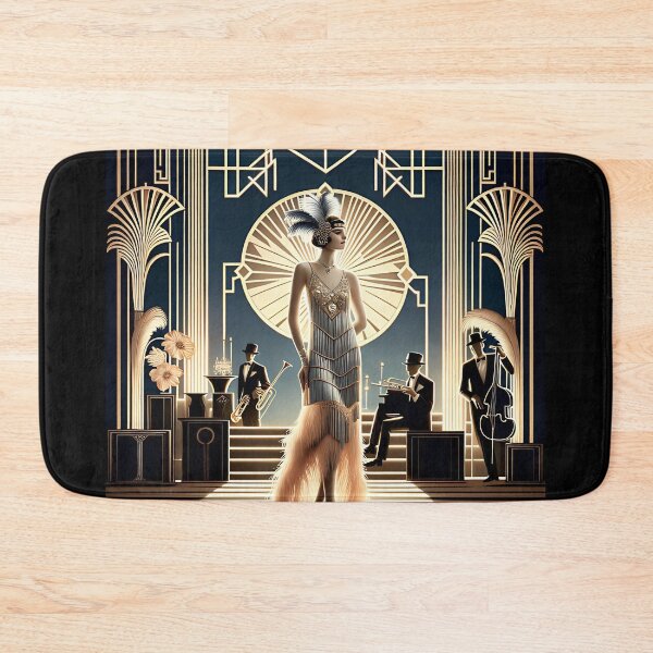 Item preview, 1920s Midnight Masquerade Poster Art designed and sold by Emeris.