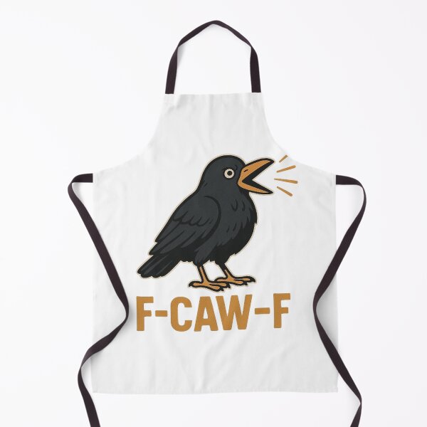 Item preview, Funny Crow – Humorous F-CAW-F Pun designed and sold by Stellar Worshop.