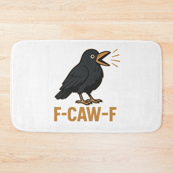 Item preview, Funny Crow – Humorous F-CAW-F Pun designed and sold by Stellar Worshop.