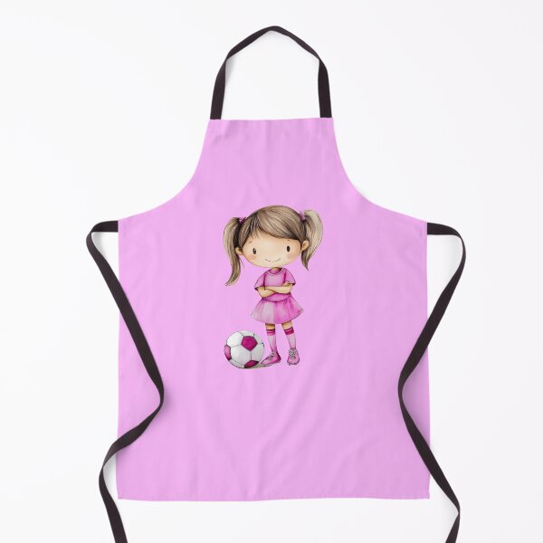 Item preview, Pink football stickers, T-shirt with an image of a girl soccer player with a ball, kids’ football, sports designed and sold by AlinaMalina24.