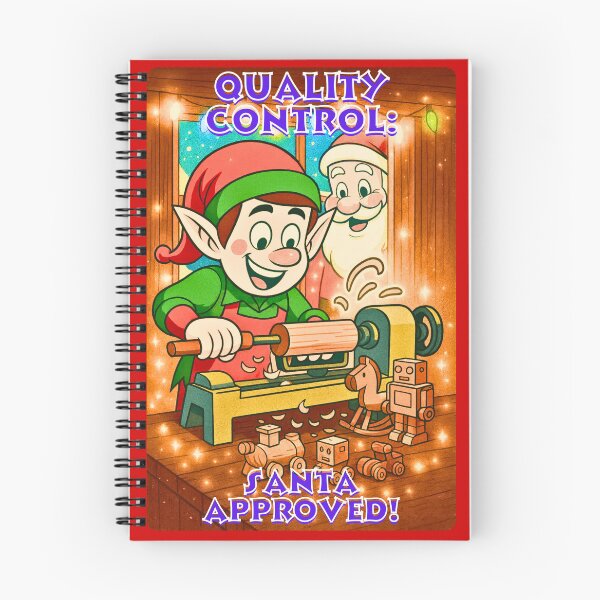 Item preview, QUALITY CONTROL: SANTA APPROVED! designed and sold by Brickroad Dsigns.